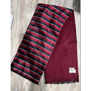 wallachs Wraps Women CASHMERE WOOL Silk Red Black One Size